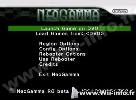 Télécharger Neogamma R9 beta 56 - Wii Info